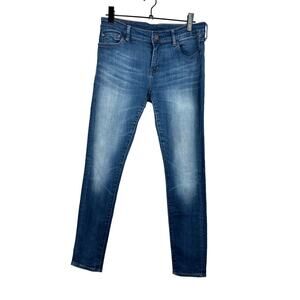 Ralph Lauren Denim & Supply Skinny Jeans Womens Size 28 Medium Wash Y2K Low Rise